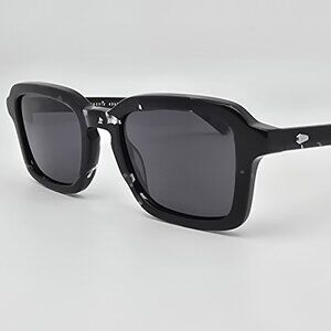 Crap Eyewear The Heavy Tropix Black Tortoise Frame Polarized Grey Len Sunglasses